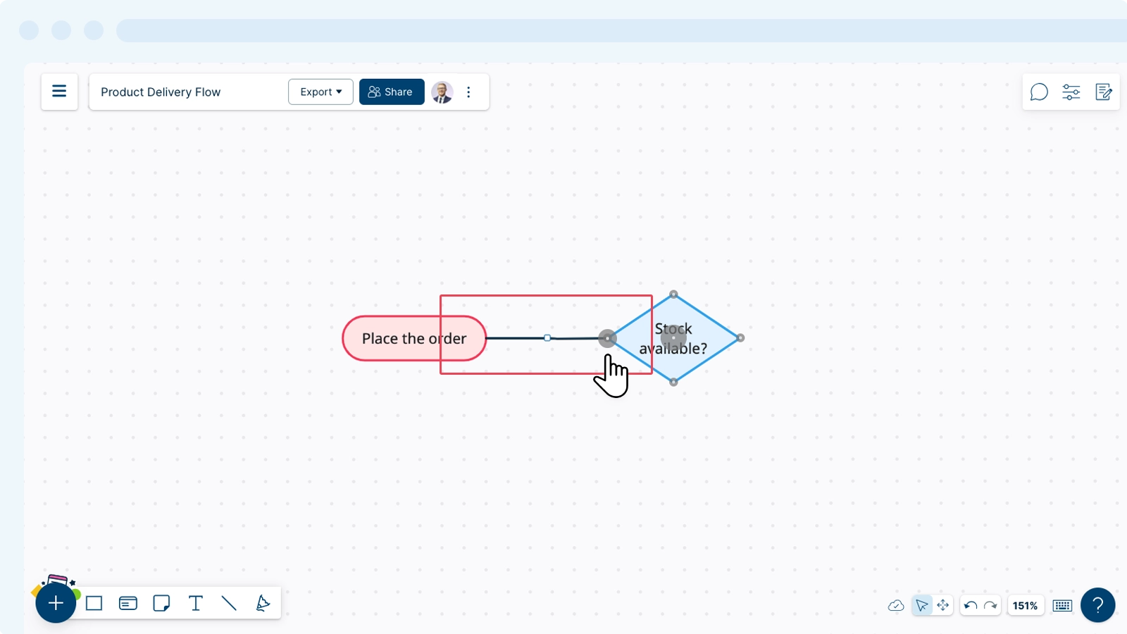 Creating Line Connectors from Shapes Directly