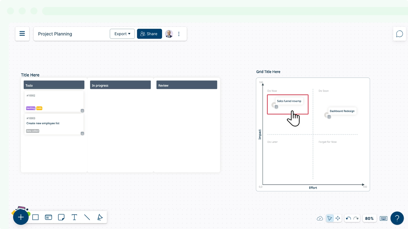 Create a 2x2 grid