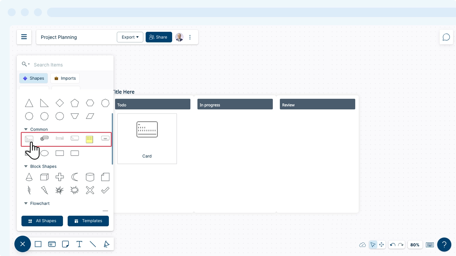 Add Cards into Kanban Board