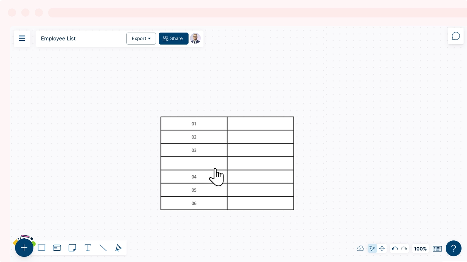 Add or Remove a Table Column