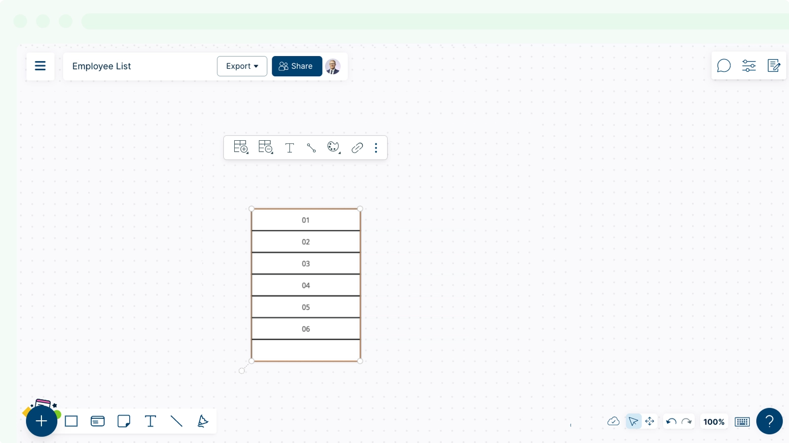 Add or Remove a specific Table Column